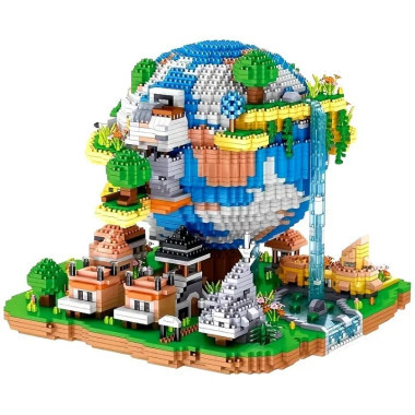 Конструктор ZHE GAO LEZI LZ8302 &quot;Глобальная деревня&quot; 5452 дет. 20x24.4x26.8