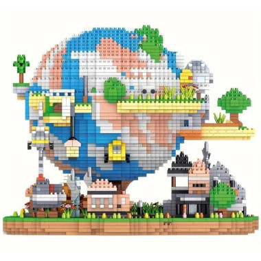 Конструктор ZHE GAO LEZI LZ8302 &quot;Глобальная деревня&quot; 5452 дет. 20x24.4x26.8