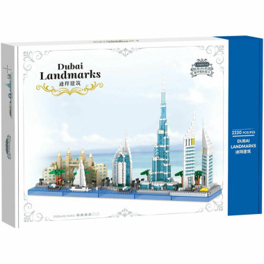 Конструктор ZHE GAO LEZI LZ8316 "Архитектура Дубаи" 2220 дет. 35х24х6 Конструктор ZHE GAO LEZI LZ8316 "Архитектура Дубаи" 2220 дет. 35х24х6
