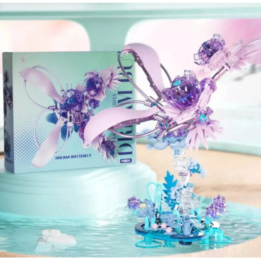 Конструктор D1306 Dumeca &quot;Бабочка&quot; 480 дет. 28x7.5x25, 2 вида