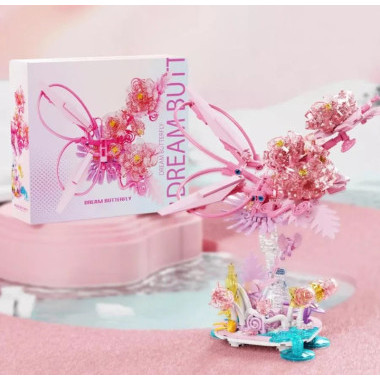 Конструктор D1306 Dumeca &quot;Бабочка&quot; 480 дет. 28x7.5x25, 2 вида