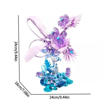 Конструктор D1306 Dumeca &quot;Бабочка&quot; 480 дет. 28x7.5x25, 2 вида