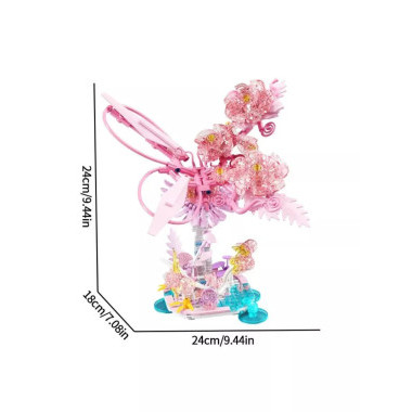 Конструктор D1306 Dumeca &quot;Бабочка&quot; 480 дет. 28x7.5x25, 2 вида