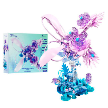 Конструктор D1306 Dumeca &quot;Бабочка&quot; 480 дет. 28x7.5x25, 2 вида