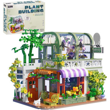 Конструктор D2010 Dumeca Оранжерея с растениями 860 дет 35x7.5x25 Конструктор D2010 Dumeca Оранжерея с растениями 860 дет 35x7.5x25