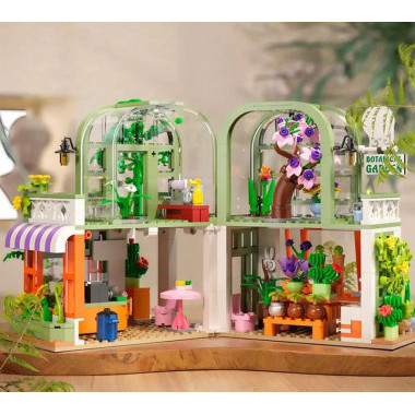 Конструктор D2010 Dumeca Оранжерея с растениями 860 дет 35x7.5x25