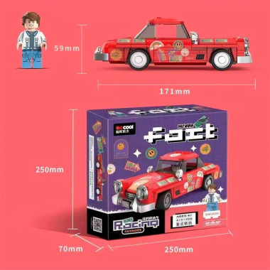 Конструктор DeCool 28006 Техника Машина &quot;Ретро Седан&quot; 312 дет