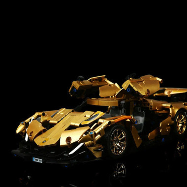 Конструктор Sembo 701926 Техника &quot;Золотой суперкар&quot; 1057 дет.