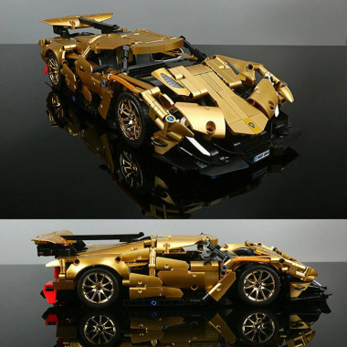 Конструктор Sembo 701926 Техника &quot;Золотой суперкар&quot; 1057 дет.