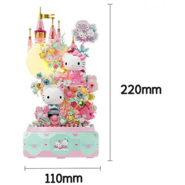 Конструктор 803301 Музыкальный светильник &quot;Песни о любви под Луной-Танец в Розовом саду&quot; 25X9X30