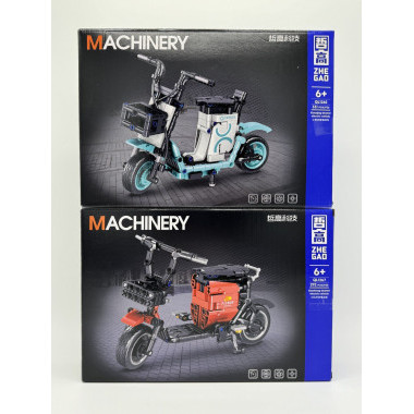 Конструктор ZHE GAO QL1265, QL1266, QL1267, QL1268, &quot;Электромобили&quot; 4 вида