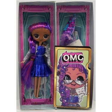 Кукла OMG на шарнирах ( Сюрприз) 22 см в наборе 7 аксессуаров  4 вида, цена за 1 шт