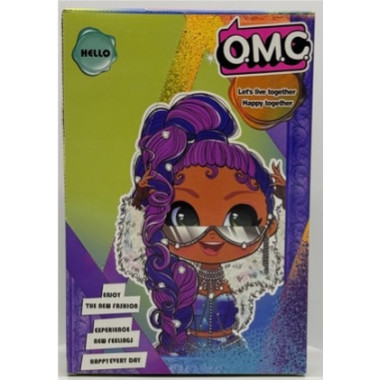 Кукла OMG на шарнирах ( Сюрприз) 22 см в наборе 7 аксессуаров  4 вида, цена за 1 шт