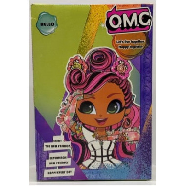 Кукла OMG на шарнирах ( Сюрприз) 22 см в наборе 7 аксессуаров  4 вида, цена за 1 шт
