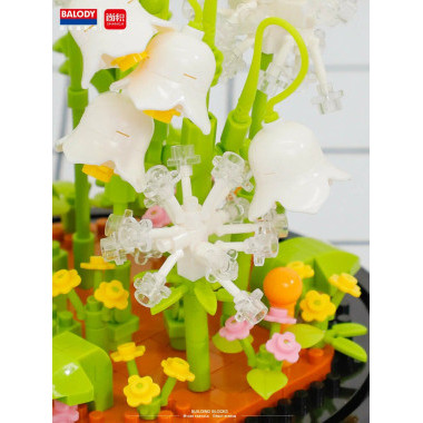 Конструктор Balody 18498 &quot;Ландыши&quot; 480 дет. 13x13x16.3