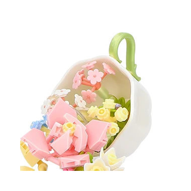 Конструктор Sembo 611050 Музыкальный светильник из цветов 575 дет. 25х28х7 см