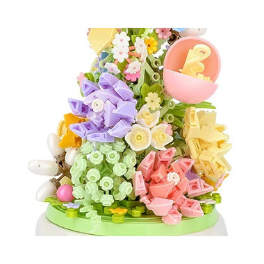 Конструктор Sembo 611050 Музыкальный светильник из цветов 575 дет. 25х28х7 см