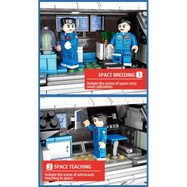 Конструктор Sembo 203303 &quot;Космическая станция&quot; 1002 дет. 60.8х37х8см