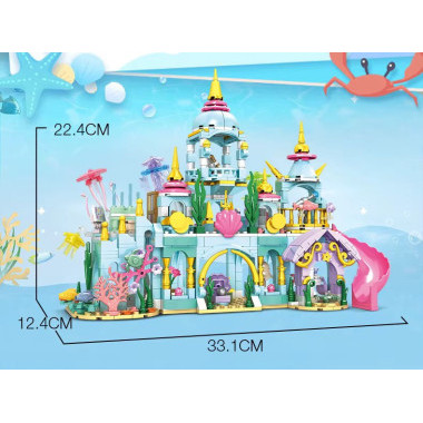 Конструктор WOMA 11833 &quot;Жемчужный Подводный замок&quot; 766 деталей