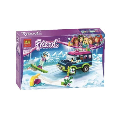 Конструктор BELA 10728 Френдс "Горнолыжный курорт: Внедорожник" 144 дет. 24х17х65 см Конструктор BELA 10728 Френдс "Горнолыжный курорт: Внедорожник" 144 дет. 24х17х65 см