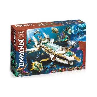 Конструктор Lepin  60086 Ниндзяго "Подводный Дар Судьбы" 1211 дет. Конструктор Lepin  60086 Ниндзяго "Подводный Дар Судьбы" 1211 дет.