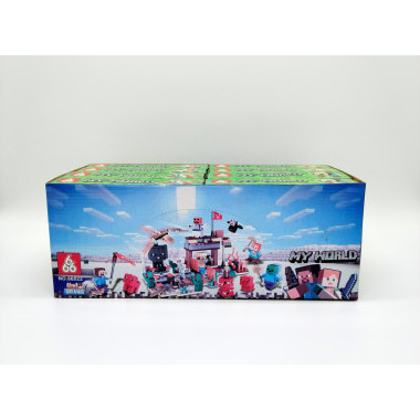 Конструктор 66022 Майнкрафт &quot;На Ферме&quot; 8 шт в упаковке 18х14х4.3 см