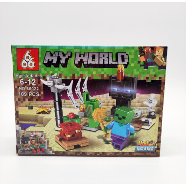 Конструктор 66022 Майнкрафт &quot;На Ферме&quot; 8 шт в упаковке 18х14х4.3 см