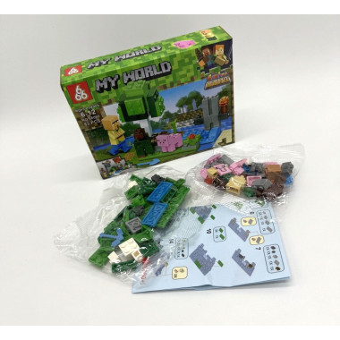 Конструктор 66060 Майнкрафт &quot;Логово разбойников&quot; 8 шт в упаковке 18.5х14х4.3 см