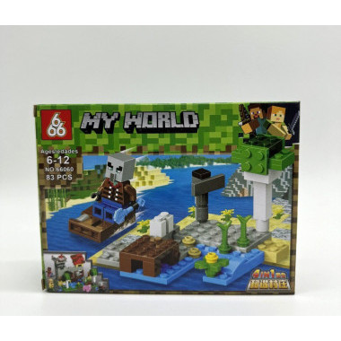 Конструктор 66060 Майнкрафт &quot;Логово разбойников&quot; 8 шт в упаковке 18.5х14х4.3 см
