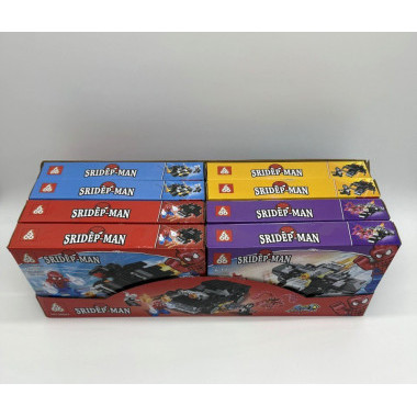 Конструктор 66084 Super Heroes &quot;Spider Man&quot; 8 шт. в упаковке 19х14х4.2см