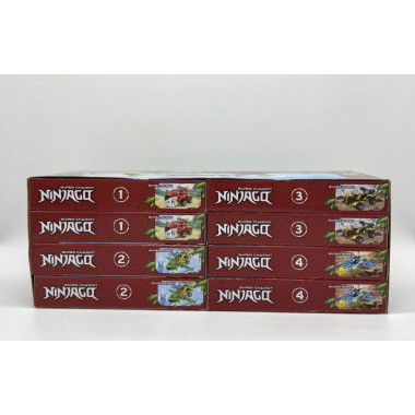Конструктор LW 1013K Ninjago &quot;Скоростные машины&quot; 4 в одном  8 шт в упаковке 24х16х4.5см