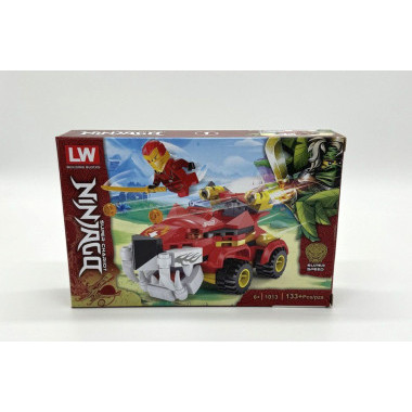 Конструктор LW 1013K Ninjago &quot;Скоростные машины&quot; 4 в одном  8 шт в упаковке 24х16х4.5см