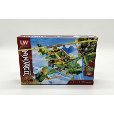 Конструктор LW 1013K Ninjago &quot;Скоростные машины&quot; 4 в одном  8 шт в упаковке 24х16х4.5см