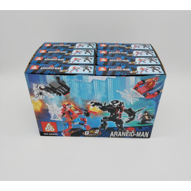 Конструктор 666 66008 &quot;Веном против Человека Паука&quot; 16 шт в д/б