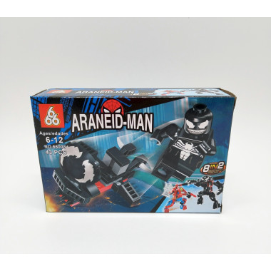 Конструктор 666 66008 &quot;Веном против Человека Паука&quot; 16 шт в д/б