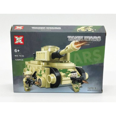 Конструктор Sembo 7036 &quot;Боевые танки Hell Tiger&quot; 8 шт в д/б