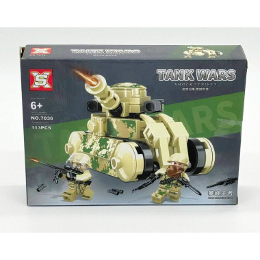 Конструктор Sembo 7036 &quot;Боевые танки Hell Tiger&quot; 8 шт в д/б