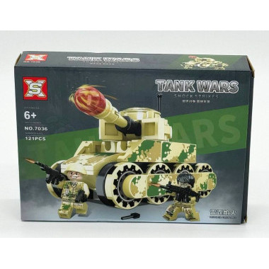 Конструктор Sembo 7036 &quot;Боевые танки Hell Tiger&quot; 8 шт в д/б