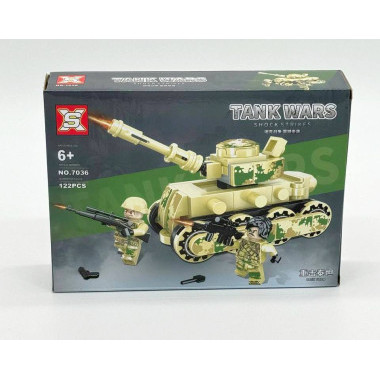 Конструктор Sembo 7036 &quot;Боевые танки Hell Tiger&quot; 8 шт в д/б