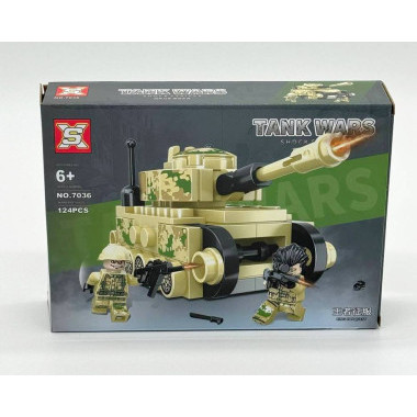 Конструктор Sembo 7036 &quot;Боевые танки Hell Tiger&quot; 8 шт в д/б