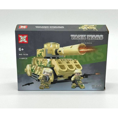 Конструктор Sembo 7036 &quot;Боевые танки Hell Tiger&quot; 8 шт в д/б