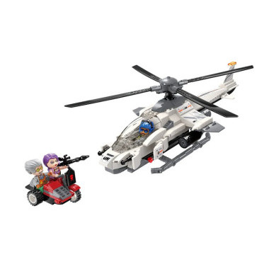 Конструктор Qman C3211 «Штурмовой вертолет» 352 дет. 37х27х6 см