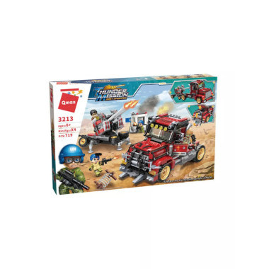 Конструктор Qman C3213 «Противовоздушная оборона» 719 дет.  52х34х65 см