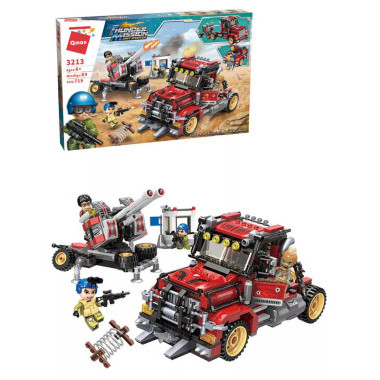 Конструктор Qman C3213 «Противовоздушная оборона» 719 дет.  52х34х65 см