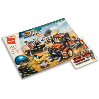 Конструктор Qman C3213 «Противовоздушная оборона» 719 дет.  52х34х65 см