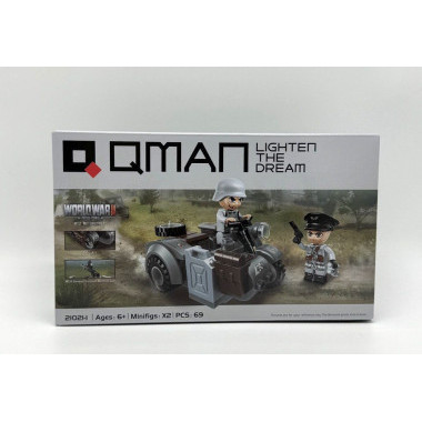 Конструктор Qman C21021 Техника &quot;Военная техника&quot; 4 шт в д/б