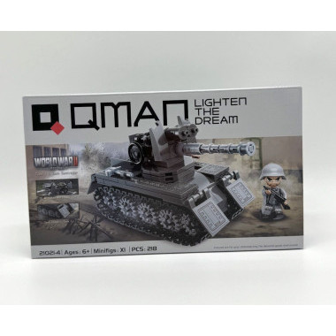 Конструктор Qman C21021 Техника &quot;Военная техника&quot; 4 шт в д/б