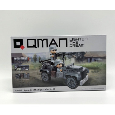 Конструктор Qman C21021 Техника &quot;Военная техника&quot; 4 шт в д/б