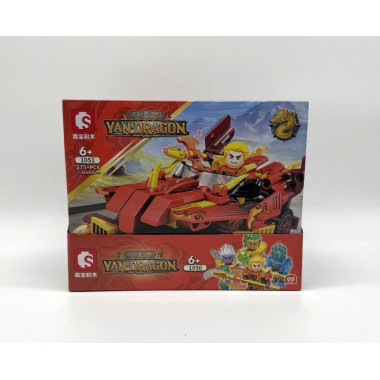 Конструктор д/б Sembo 1050-1053 Дракон &quot;Мотоциклы&quot; 4 вида 4 шт. в упаковке 24х19х5