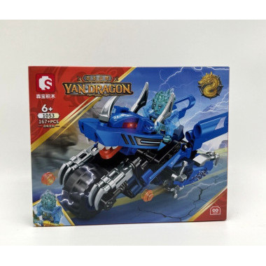 Конструктор д/б Sembo 1050-1053 Дракон &quot;Мотоциклы&quot; 4 вида 4 шт. в упаковке 24х19х5